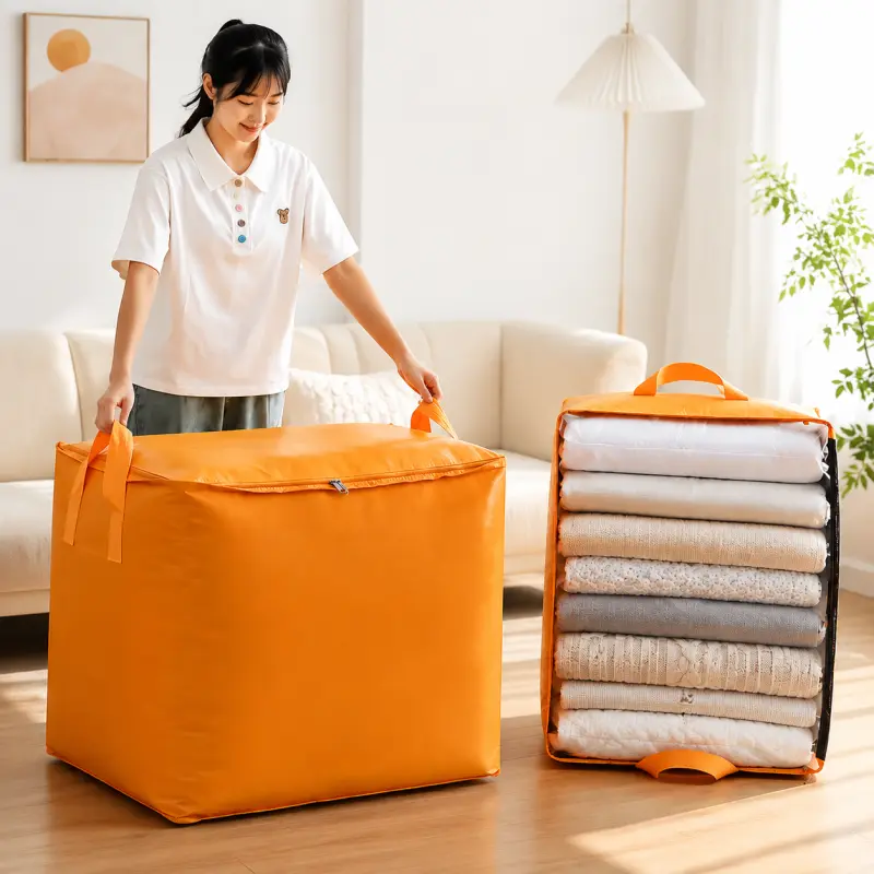 StorMax Jumbo Storage Bag for clothes blankets and bedding